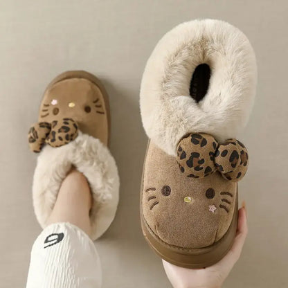 Comfy Hello KT Fur Boots