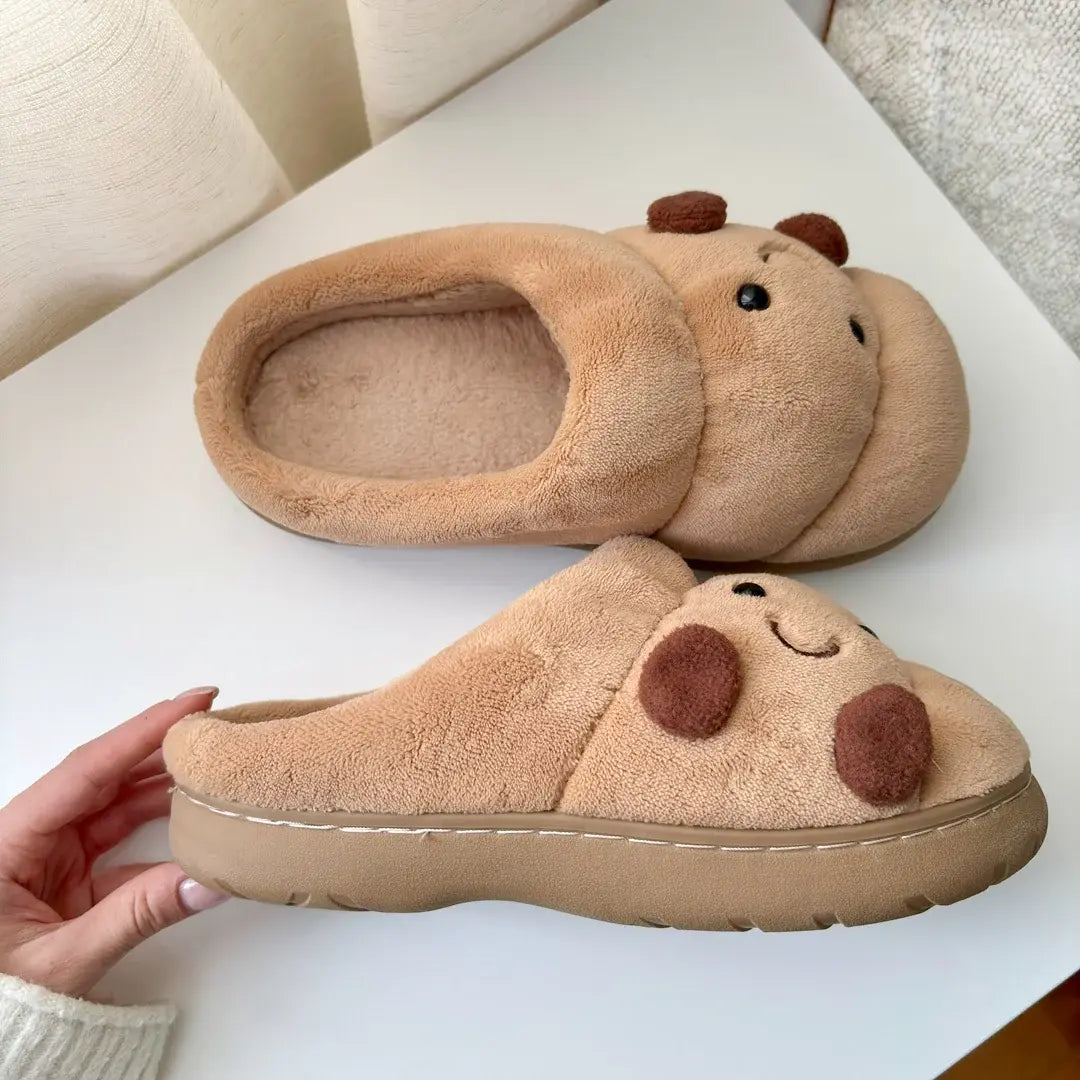 Comfy Croissant Unisex Slippers