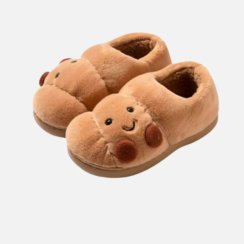 Comfy Croissant Unisex Slippers