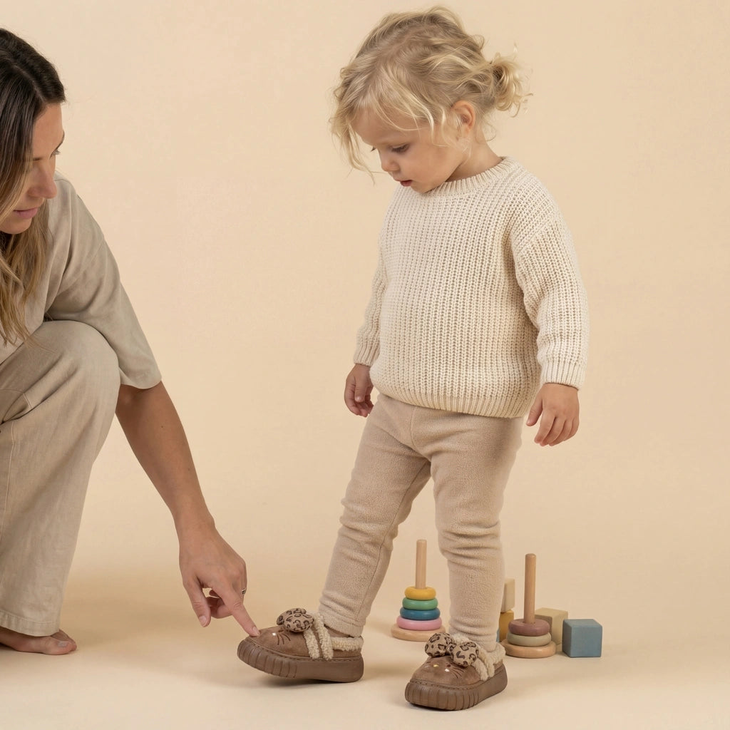 Comfy Hello KT Fur Slippers – Kids Sculptiss