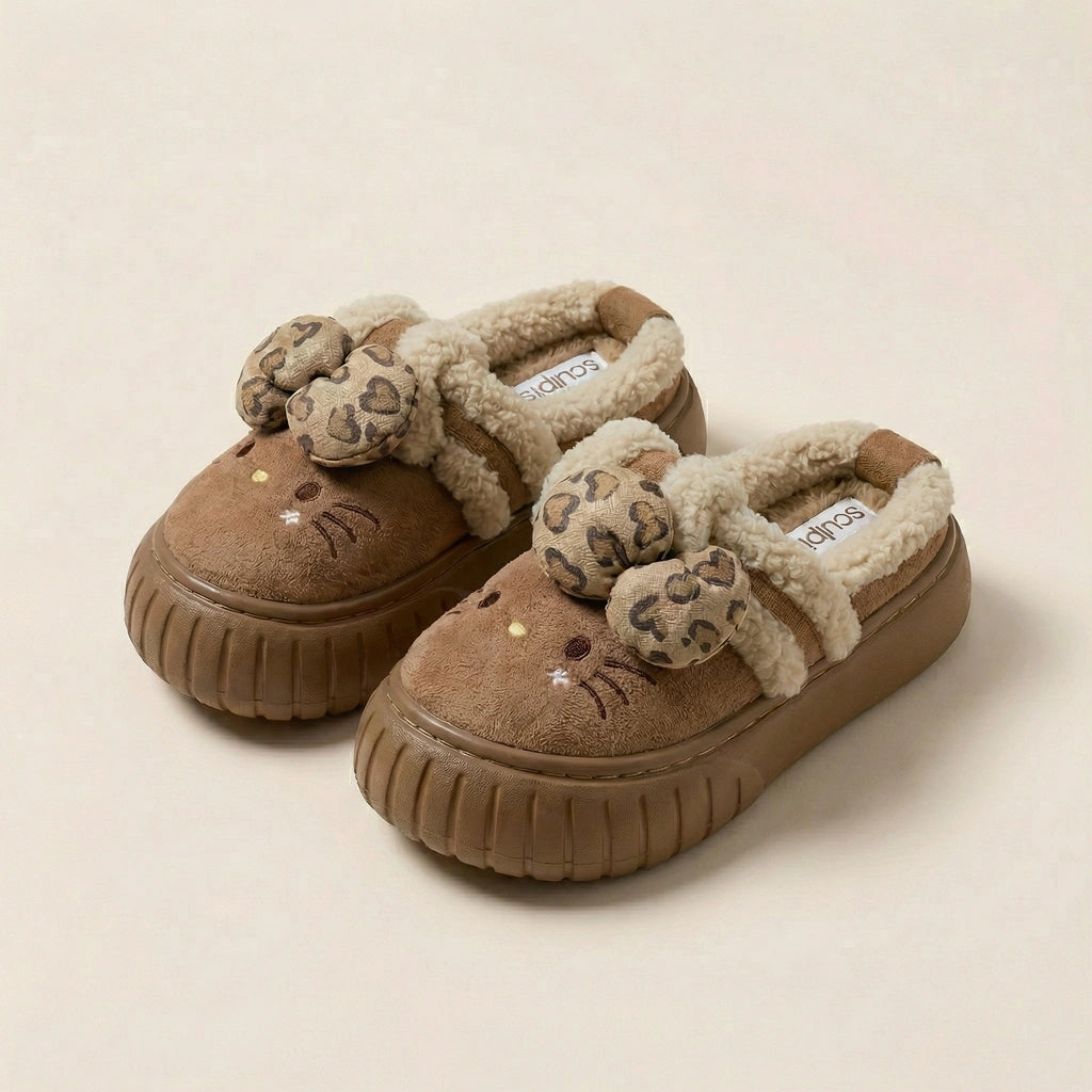 Comfy Hello KT Fur Slippers – Kids Sculptiss